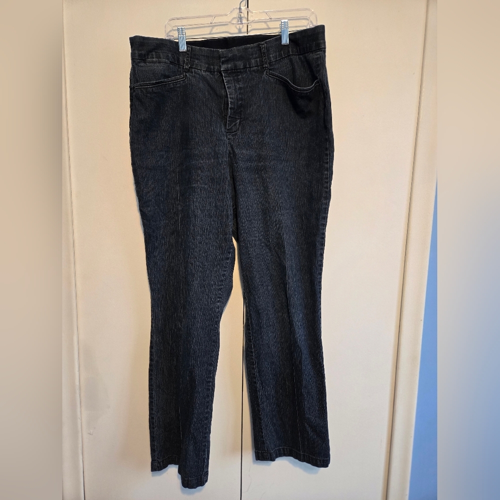 Christopher & Banks‎ Straight Leg Signature Comfort Dark Blue Jeans